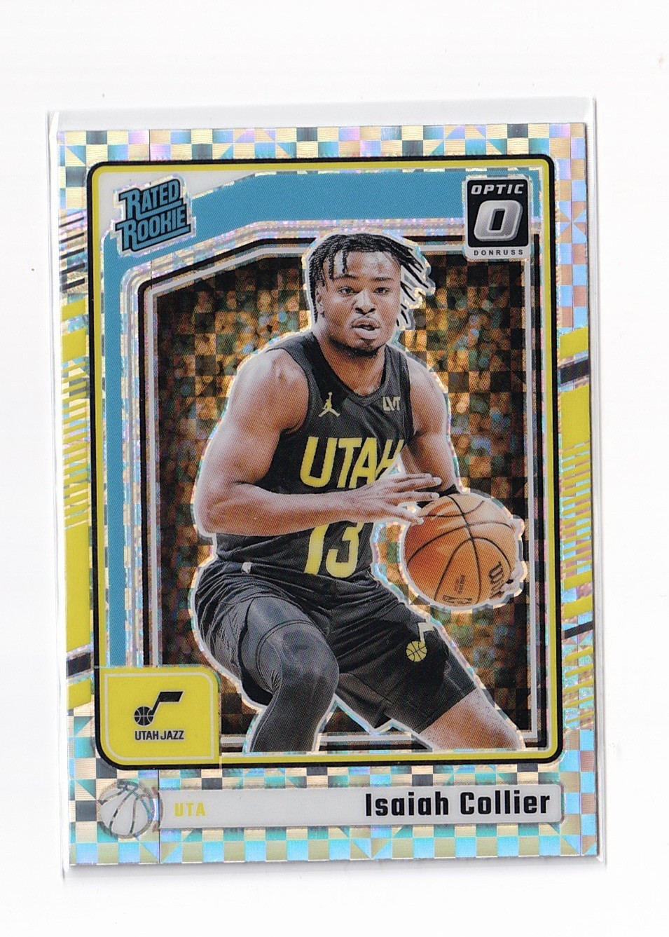 2024-25 NBA Panini Donruss Optic Checkerboard Rookie SSP Isaiah Collier #295