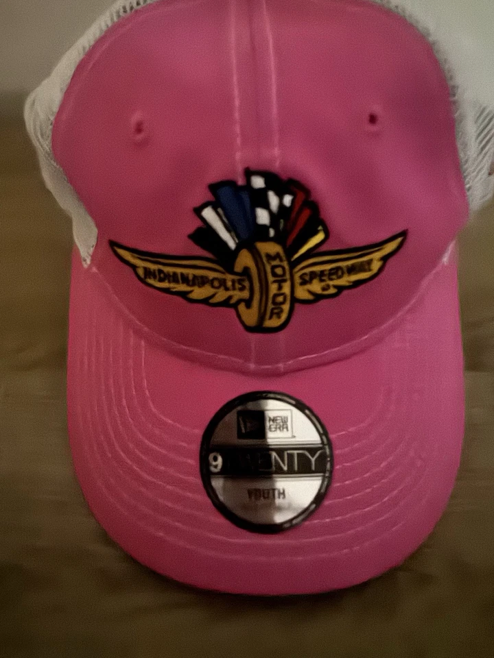 Кепка регулируемая розовая Indianapolis Motor Speedway Indy 500 Youth Sparkle Bill - Изображение 2 из 4