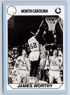 1990-91 Collegiate Collection North Carolina Tar Heels #104 James Worthy
