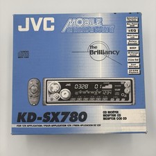 JVC KD-SX780 CD Player In Dash Receiver W/Det...