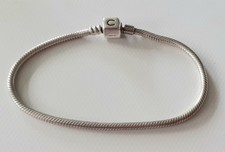CHAMILIA 925 silver charm bracelet 20.2 cm 8"  15 g