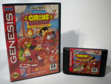The Great Circus Mystery Mickey & Minnie(Sega Genesis) No Manual Tested Works