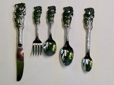 Cubby Bear Children  s Stainless Steel Flatware 5 Piece Set