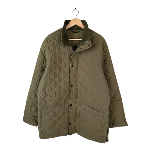 Mens BARBOUR HAMPTON QUILTED JACKET OLIVE SIZE L