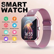 2025 Smart Watch 1.83 Touch, Bluetooth Call, Fitness Tracker for Android iOS