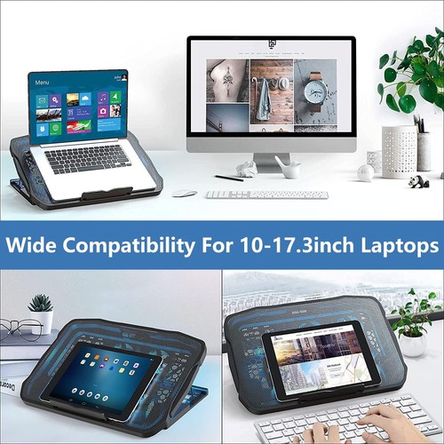 Adjustable Laptop Stand with 6 Quiet Cooling Fans, Upgraded Laptop Cooler Coo... - Picture 4 of 7
