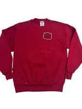 EQUESTRIAN Vintage Red JERZEES Sweatshirt Adult Size Medium Made in USA