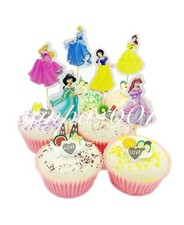 Disney Personalised Birthday Cake Cupcake Toppers Princess Jasmine Belle Frozen