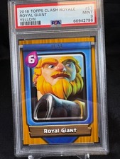 Topps Clash Royale Royal Giant 2018 PSA 9 amarillo #48/50 ver más abajo