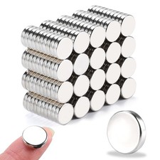 DIYMAG Small Stronge Rare Earth Magnets, 200 Silver-12x3mm-200Pcs, silver