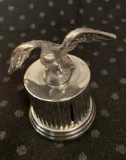 Reed And Barton Eagle•Silver Plated Stamp Dispenser •368•Antique
