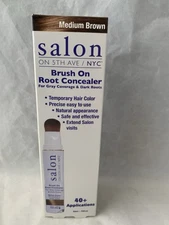 Salon on 5th Ave/NYC Temporary Hair Color 40+ Applications Medium Brown      B28