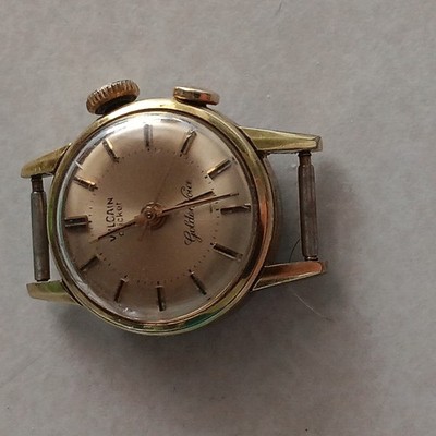 Working Vintage Vulcain ''Golden Voice'' Ladies Alarm Watch -Rare Cricket Movement