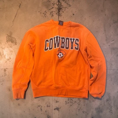 Men's Colosseum Orange Oklahoma State University Cowboys Sweatshirt Size Small - Image 1 of 2
