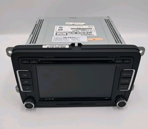 OEM Volkswagen Radio Head Unit 1K0 035 180 AFX - TESTED - Radio Code INCL. - Picture 1 of 6