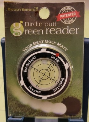BUDDY BIRDIE Birdie Putt Green Reader Lite | Poker Chip Style