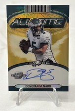 2024 Contenders Optic Donovan McNabb All-Time True Gold Auto 10/10 On-Card Eagle