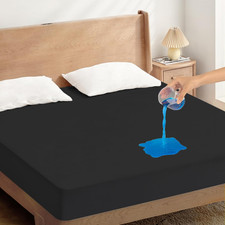 Queen Mattress Protector Waterproof, Queen Size Mattress Pad Cover, Soft Breat