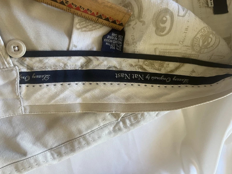 Nat Nast 42B White mens Shorts - Image 4 of 4