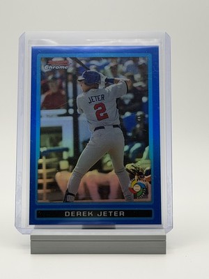 2009 Bowman Draft World Baseball Classic Blue Chrome Refractor /99 Derek Jeter