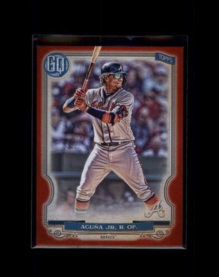 2020 Topps Gypsy Queen - RED - /10 - Ronald Acuña Jr. #187