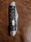 Vtg Imperial Crown Pocket Knife 3 Blade Black Celluloid USA Folding Knife  — photo 9