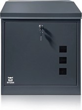 Post Box Parcel Box Combo | Lockable | Outdoor Letter & Package Storage