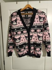 Hello Kitty KUROMI Box Lunch Heavy Soft Cardigan Size X-Small