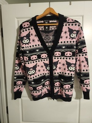 Hello Kitty KUROMI Box Lunch Heavy Soft Cardigan Size X-Small