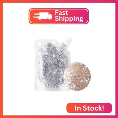 MEICOLY Silver Body Glitter,Music Festival Outfits for Women,Face Glitter Gel Fe