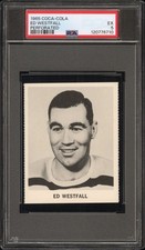 1965 Coca-Cola Ed Westfall Perforated PSA 5 Excellent