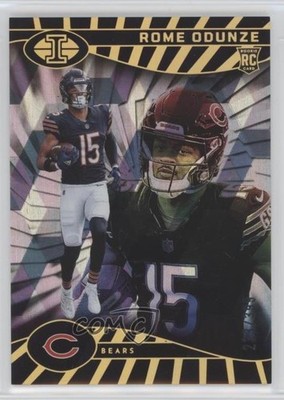 2024 Panini Illusions Trophy Collection Cubic /399 Rome Odunze #14 1nn1