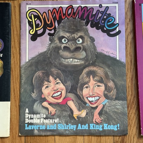 Lot of 6 1970s Dynamite Magazines Cheryl Ladd King Kong JJ Club Handbook Nice! - Bild 18 von 24