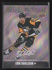 2024-25 Upper Deck MVP #US-12 Erik Karlsson Under the Scope A18