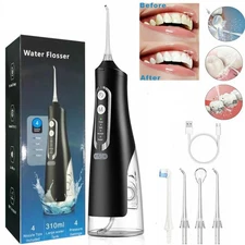 Cordless Oral Irrigator Water Flosser for Teeth Cleaner | 5 jet tips  & 3  modes