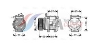 AVA Clever Choice Kompressor Klimaanlage ** Clever FIT ** KAAK117 FüR Sorento 1