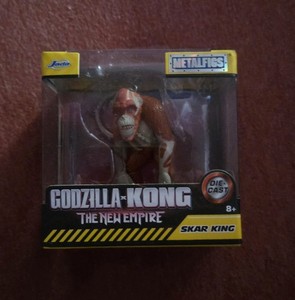 NEW 2024 Jada Toys Godzilla X Kong The New Empire Skar King Metalfigs Keychain