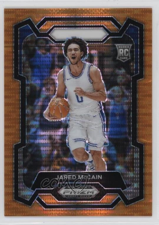 2024 Panini Prizm Draft Picks Orange Pulsar /49 Jared McCain #35 Rookie RC b6y