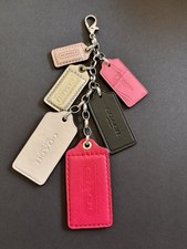 Coach Leather key Charm Purse