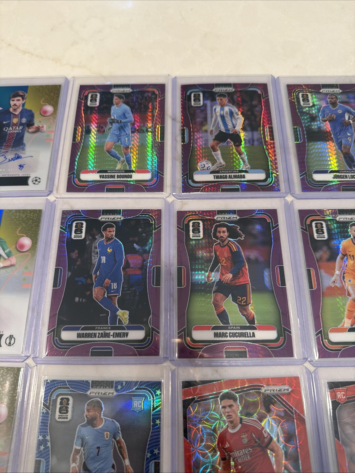 Prizm Soccer Card Lot Topps Chrome 84 Cards Autos All Numbered Choice READ view 8