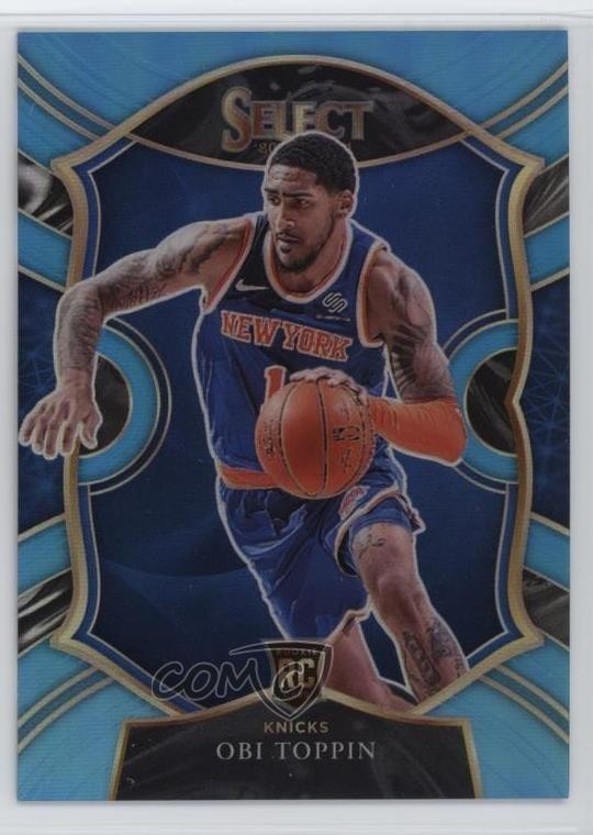 2020-21 Panini Select Concourse Light Blue Prizm /299 Obi Toppin #68 0g2y