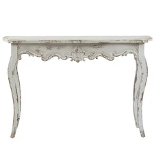 A&B Home 44995-DS Anita 46.1 X 16.5 inch Weathered Off-White Console Table