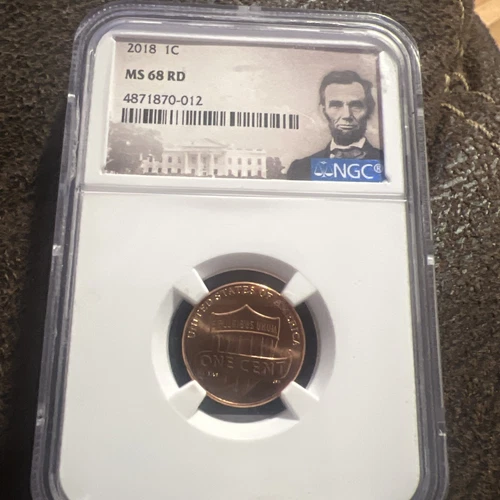 2018 LINCOLN SHIELD CENT NGC MS68 LINCOLN PORTRAIT LABEL