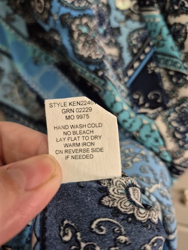 Camicetta tunica donna fico e fiore paisley floreale 1X più pastello popolare trasparente - Foto 4 di 6
