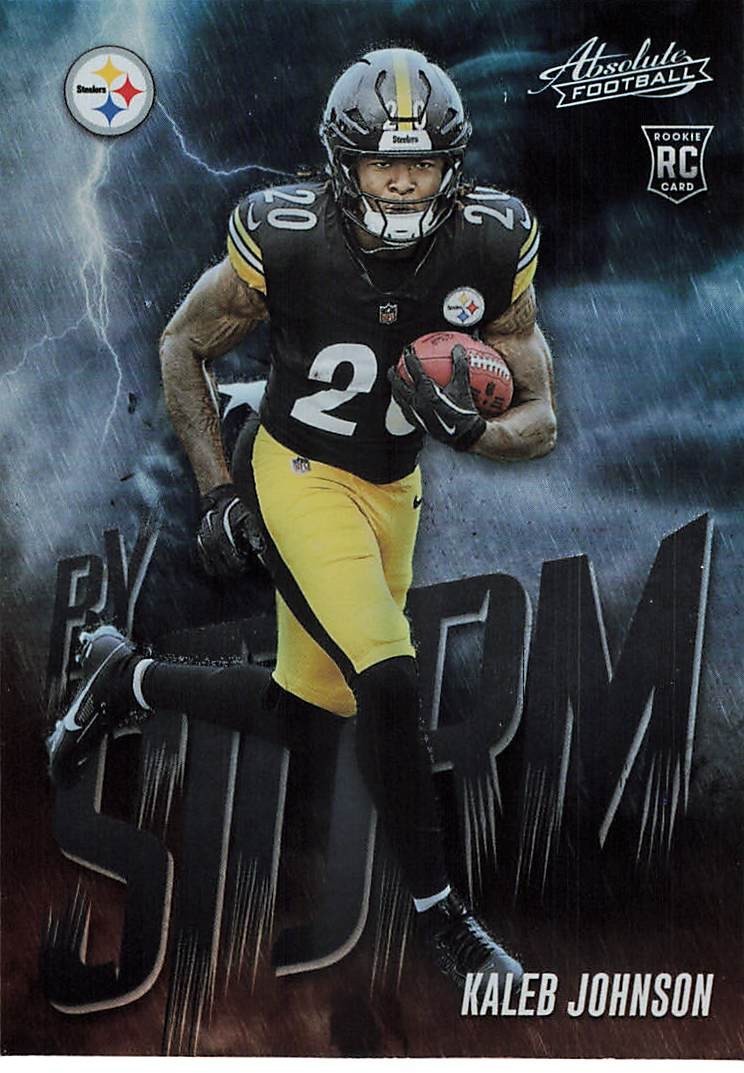 2025 Panini Absolute - By Storm Kaleb Johnson #8 (RC)
