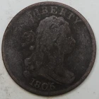 Photo of a 1806-P Half Cent from an eBay listing that sold on Jul 1, 2026