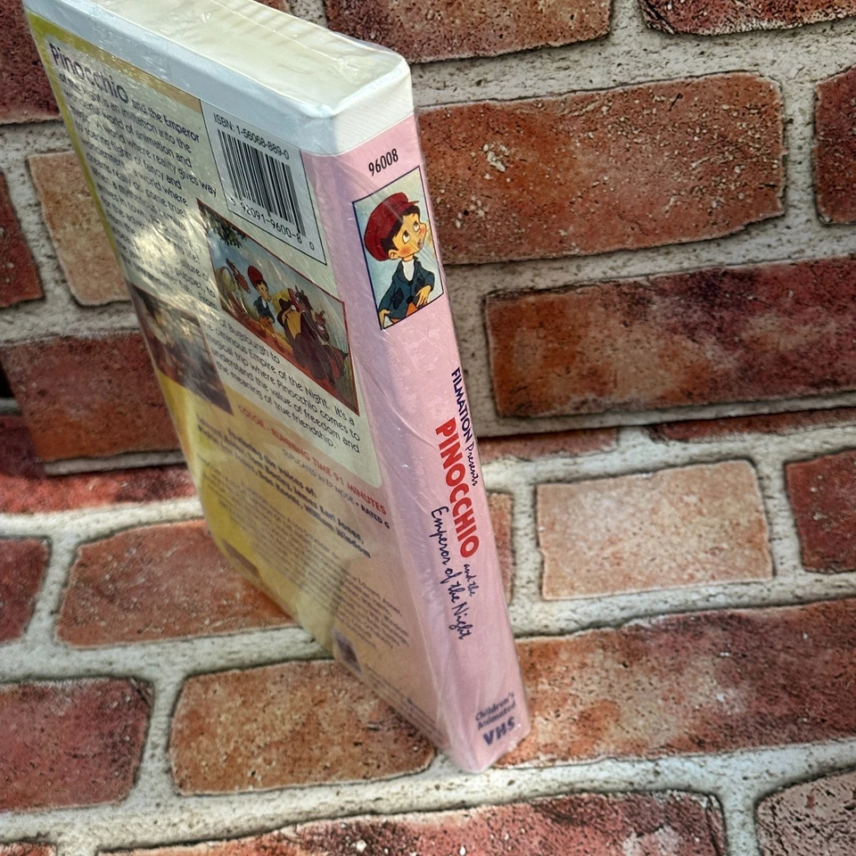 Pinocchio And The Emperor Of The Night VHS Sealed 1987 Filmation Animated - Image 3 of 4