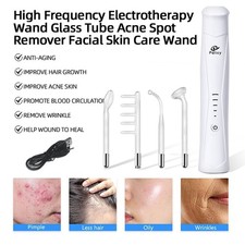 High Frequency Facial Wand 4-In-1 Acne Skin Care Machine Portable Spa Tool