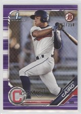 2019 Bowman Draft Purple 201/250 Christian Cairo #BD-195 02l6