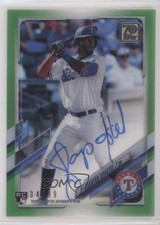 2021 Topps Clearly Authentic Auto Green 34/99 Sherten Apostel #CAA-SA Auto 7bt